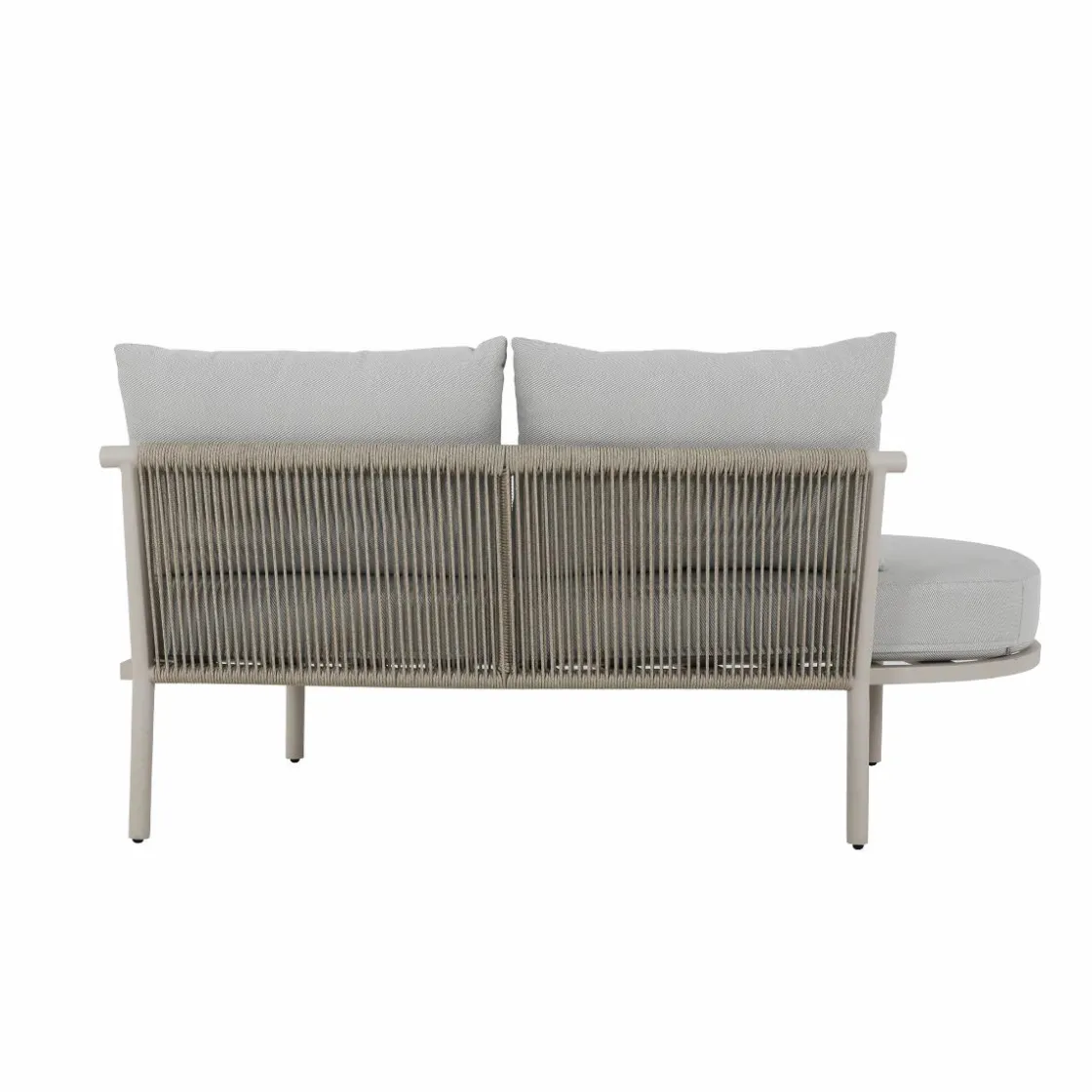 Made in Meubles Salon De Jardin<Salon de jardin haricot en aluminium taupe Zion