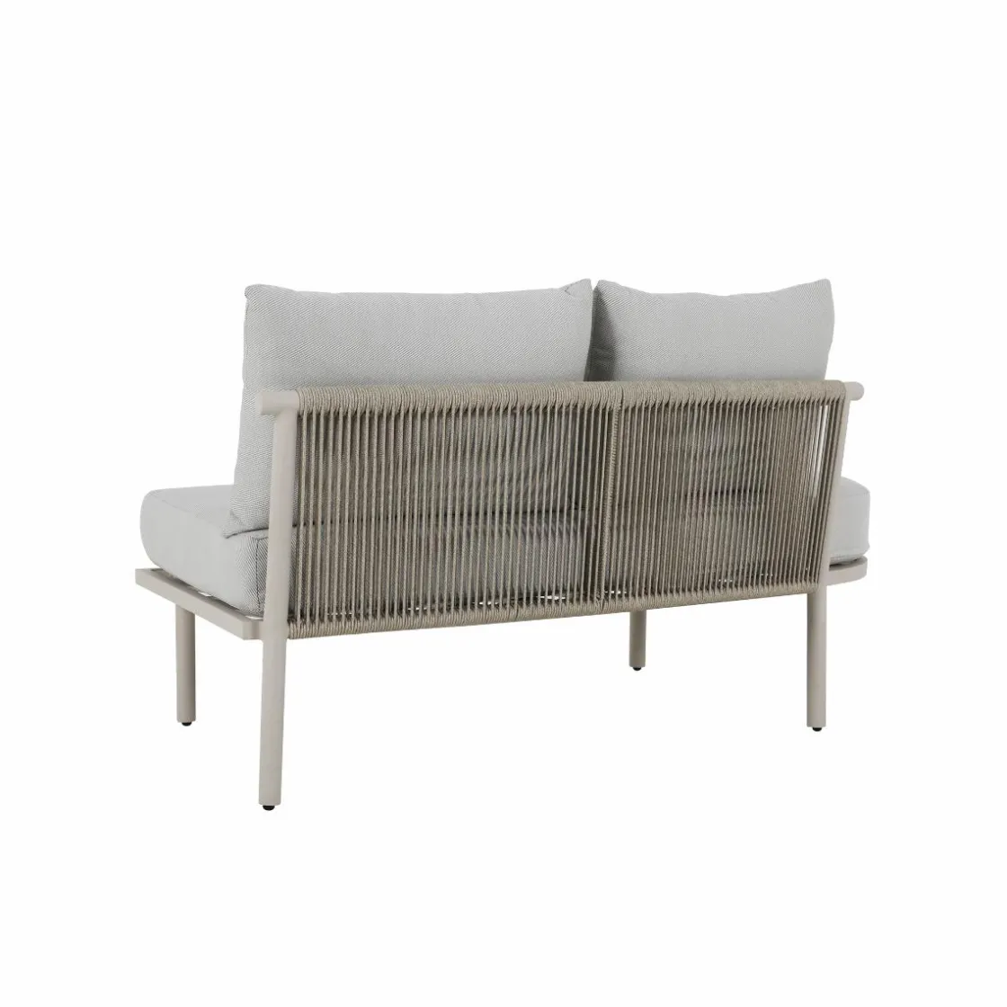 Made in Meubles Salon De Jardin<Salon de jardin haricot en aluminium taupe Zion
