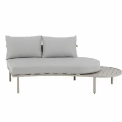 Made in Meubles Salon De Jardin<Salon de jardin haricot en aluminium taupe Zion