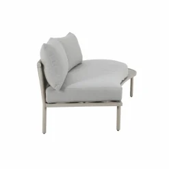 Made in Meubles Salon De Jardin<Salon de jardin haricot en aluminium taupe Zion