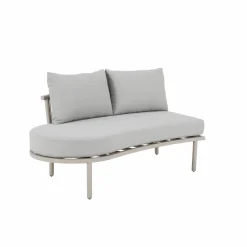 Made in Meubles Salon De Jardin<Salon de jardin haricot en aluminium taupe Zion