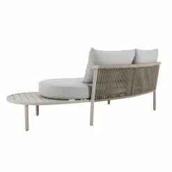 Made in Meubles Salon De Jardin<Salon de jardin haricot en aluminium taupe Zion