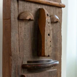 Made in Meubles Décoration<Sculpture visage en bois Liséa