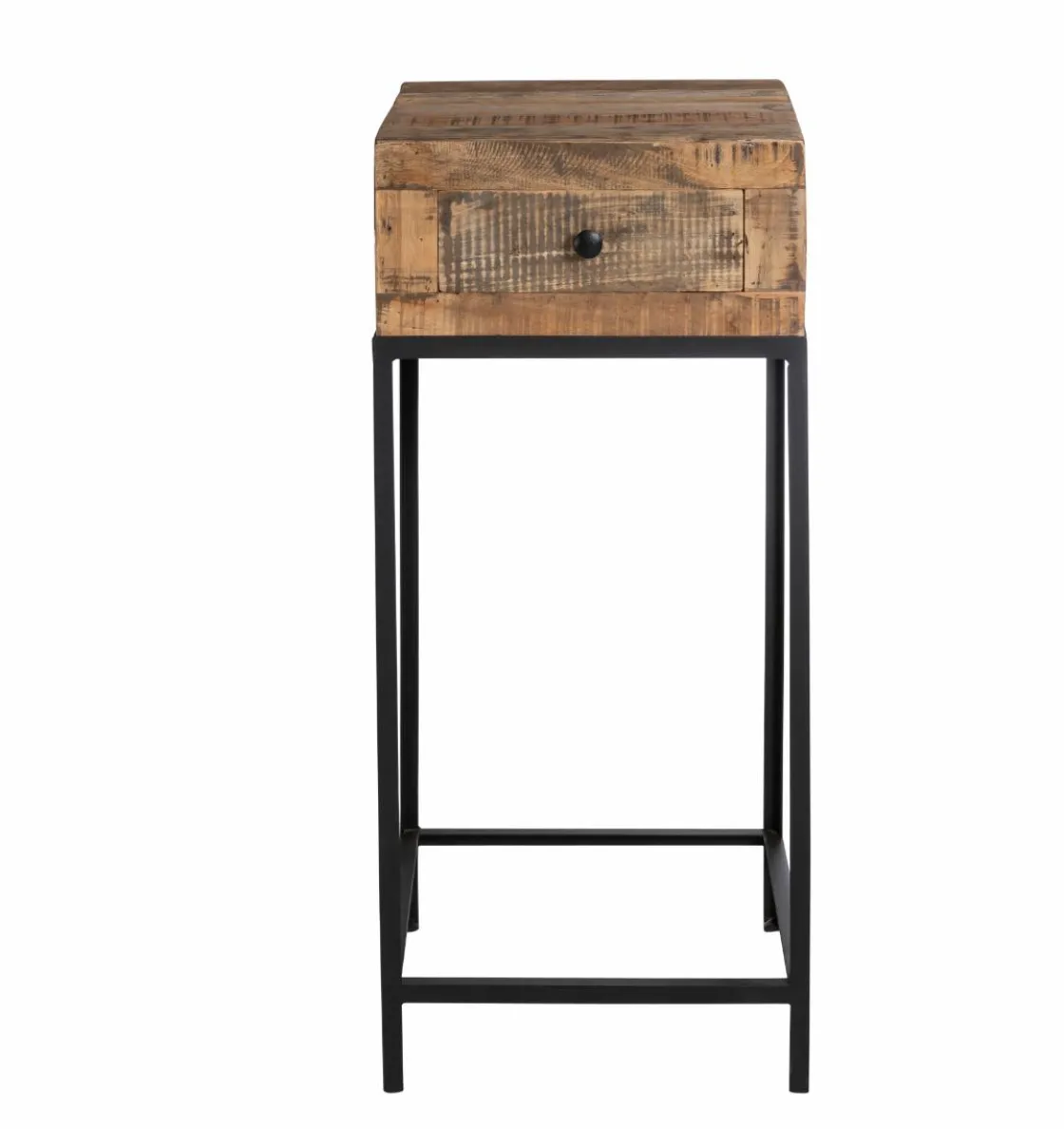 Made in Meubles Bout De Canapé & Sellette<Sellette en bois recyclé et métal Vicky