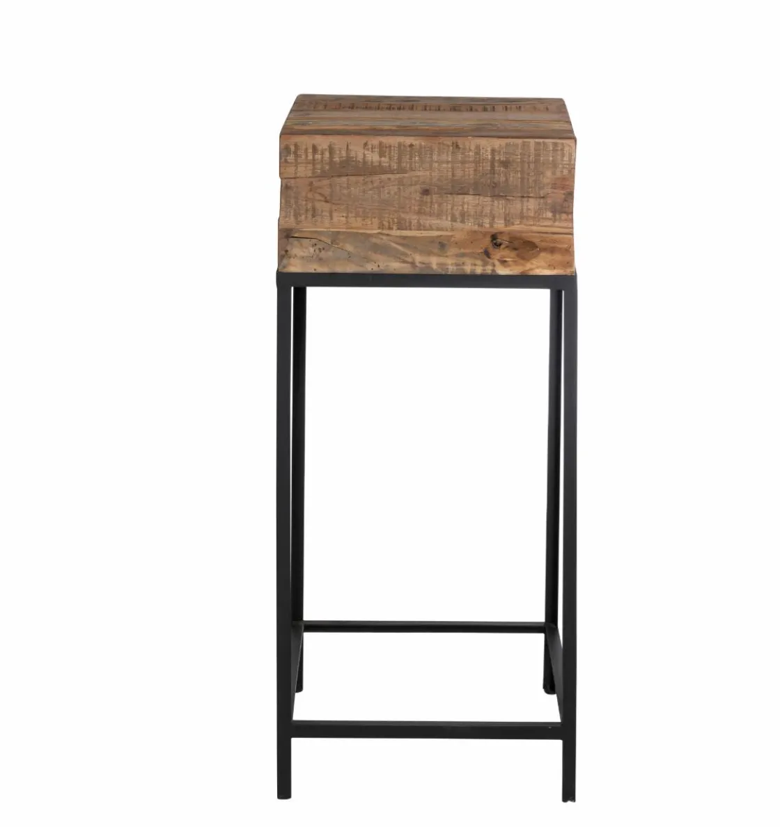 Made in Meubles Bout De Canapé & Sellette<Sellette en bois recyclé et métal Vicky