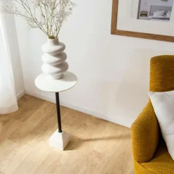 Made in Meubles Bout De Canapé & Sellette<Sellette en marbre Cassiopée