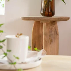 Made in Meubles Table Basse<Set de 2 tables basses en bois de manguier Tom