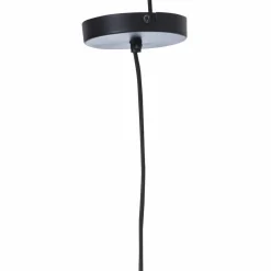 Made in Meubles Suspension<Suspension ajourée en métal noir Félix