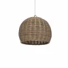 Made in Meubles Suspension<Suspension boule en rotin Amael