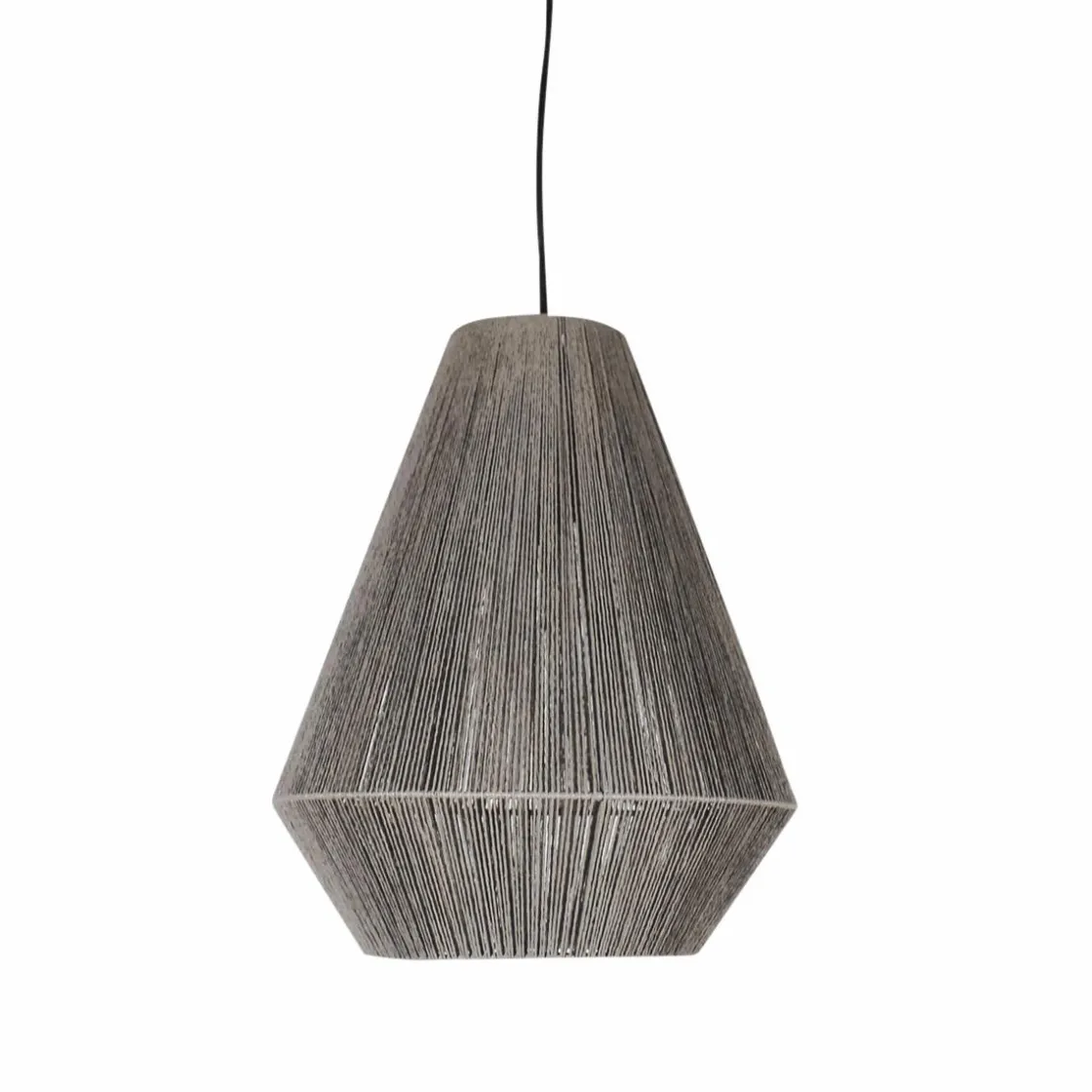 Made in Meubles Suspension<Suspension corde en papier gris Antonin