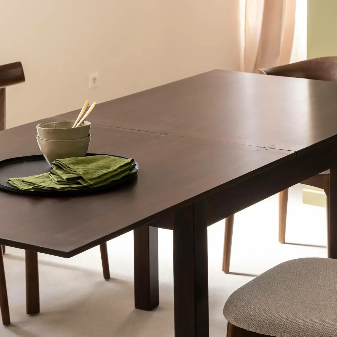 Made in Meubles Table À Manger<Table à manger avec allonges en bois de manguier Syanna