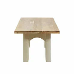 Made in Meubles Table À Manger<Table à manger en bois d'acacia et pieds en bois effet béton Dalva