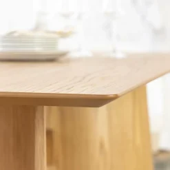 Made in Meubles Table À Manger<Table à manger en bois de chêne Almaric