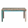 Made in Meubles Table À Manger<Table à manger en bois recyclé coloré Ethnik