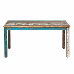 Made in Meubles Table À Manger<Table à manger en bois recyclé coloré Ethnik