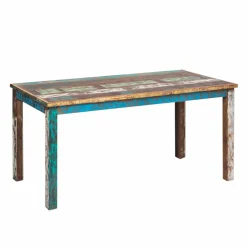 Made in Meubles Table À Manger<Table à manger en bois recyclé coloré Ethnik