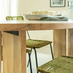 Made in Meubles Table À Manger<Table à manger ovale en bois d'acacia Elwen