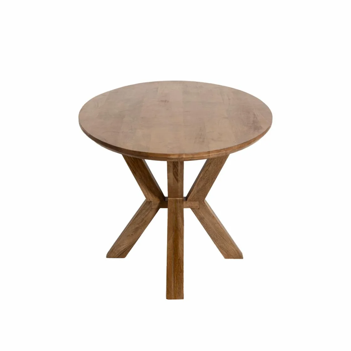 Made in Meubles Table À Manger<Table à manger ovale en bois de manguier Maloé