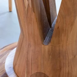 Made in Meubles Table À Manger<Table à manger ovale en bois d'acacia 220 cm Sauge