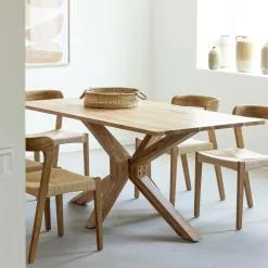 Made in Meubles Table À Manger<Table à manger rectangulaire en bois d'acacia Izel