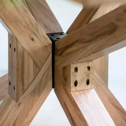 Made in Meubles Table À Manger<Table à manger rectangulaire en bois d'acacia Izel