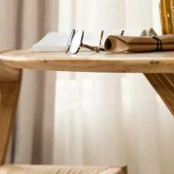 Made in Meubles Table À Manger<Table à manger ronde en bois d'acacia Orane