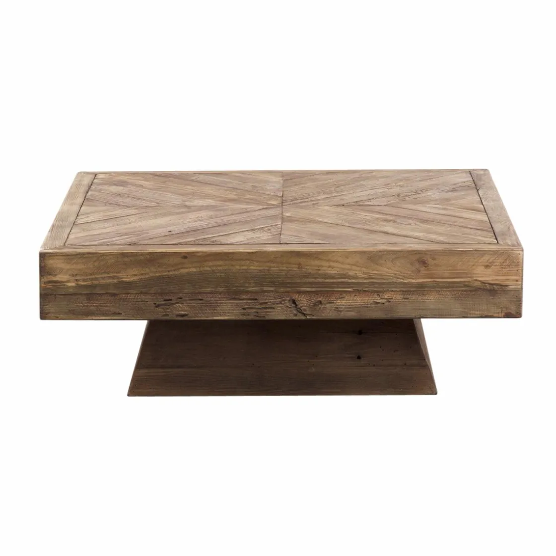 Made in Meubles Table Basse<Table basse carrée en bois recyclé Blaise