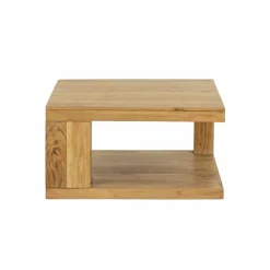 Made in Meubles Table Basse<Table basse carrée en bois d'acacia Caël