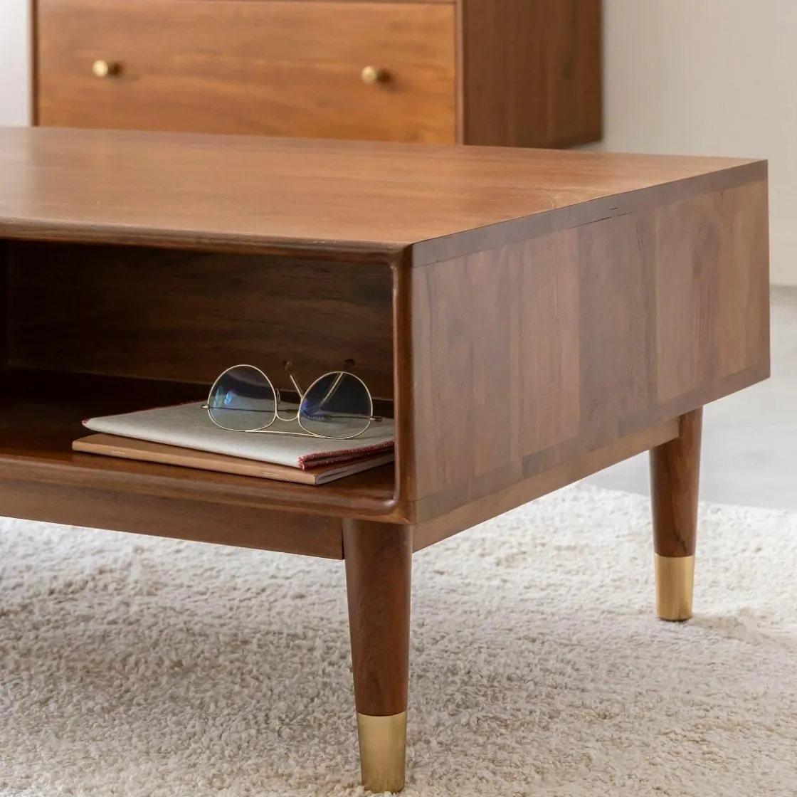 Made in Meubles Table Basse<Table basse en bois d'acacia Emiel