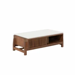 Made in Meubles Table Basse<Table basse en bois d'acacia et terrazzo Kaelis