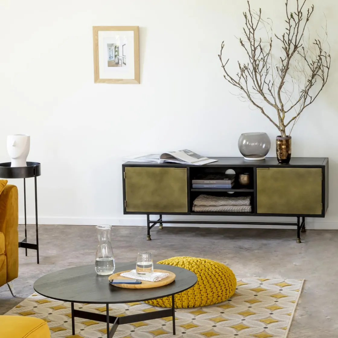 Made in Meubles Table Basse<Table basse en bois de chêne Osaka