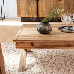 Made in Meubles Table Basse<Table basse en bois de manguier à allonges Luce