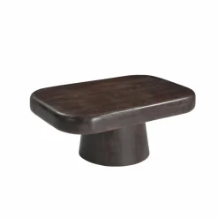 Made in Meubles Table Basse<Table basse en bois de manguier foncé Liriel