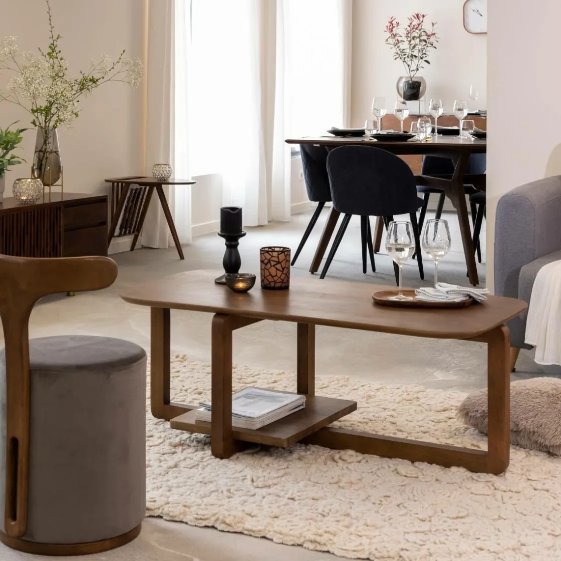 Made in Meubles Table Basse<Table basse en bois de manguier Zola