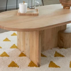 Made in Meubles Table Basse<Table basse en bois de manguier Edouard