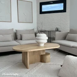 Made in Meubles Table Basse<Table basse en bois de manguier Edouard