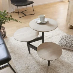 Made in Meubles Table Basse<Table basse en bois de manguier Dounia