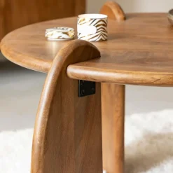 Made in Meubles Table Basse<Table basse en bois de manguier Azure