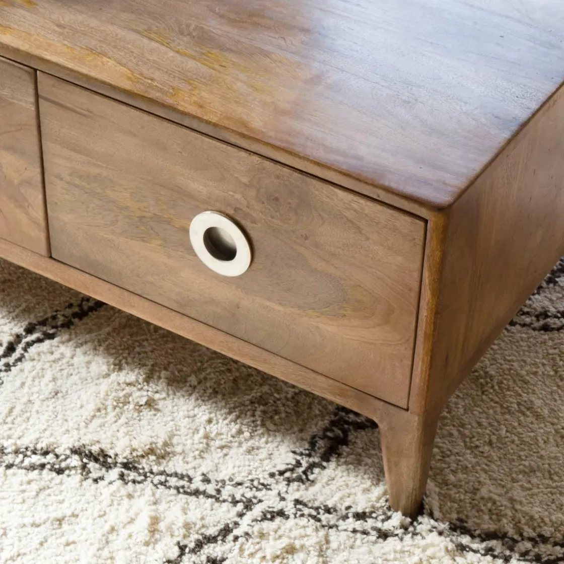 Made in Meubles Table Basse<Table basse en bois de manguier Eloi