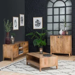 Made in Meubles Table Basse<Table basse en bois de manguier Eloi