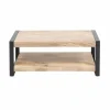 Made in Meubles Table Basse<Table basse en bois de manguier 100 cm New-York
