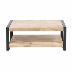 Made in Meubles Table Basse<Table basse en bois de manguier 100 cm New-York