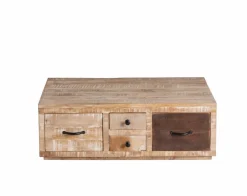 Made in Meubles Table Basse<Table basse en bois de manguier Pio