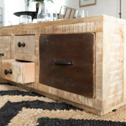 Made in Meubles Table Basse<Table basse en bois de manguier Pio