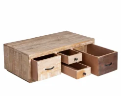 Made in Meubles Table Basse<Table basse en bois de manguier Pio