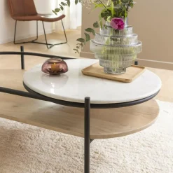 Made in Meubles Table Basse<Table basse en bois de manguier Florentin