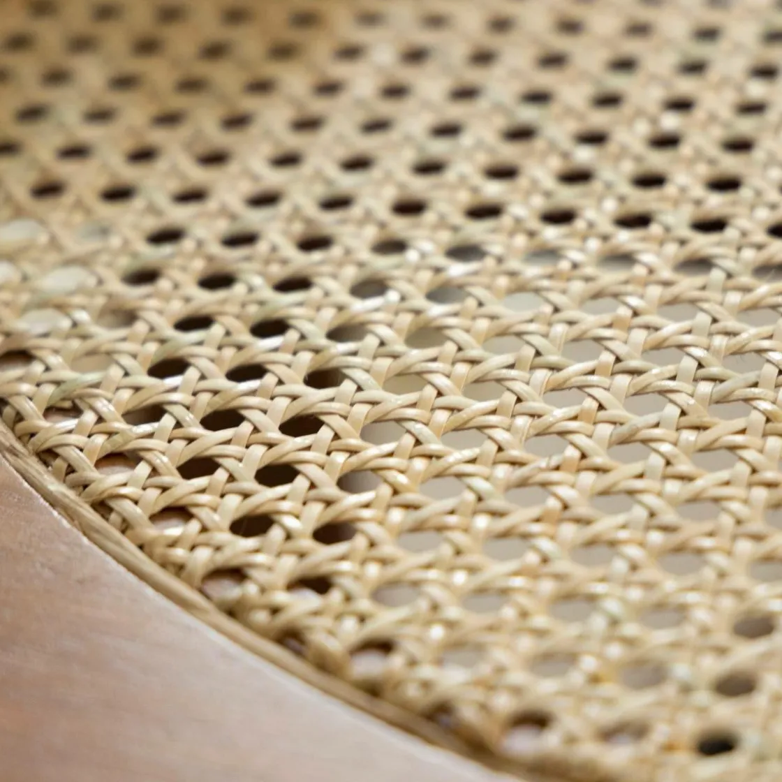 Made in Meubles Table Basse<Table basse en bois de manguier et cannage Zuria