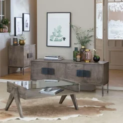 Made in Meubles Table Basse<Table basse en bois de manguier Chloe