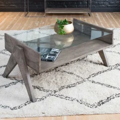 Made in Meubles Table Basse<Table basse en bois de manguier Chloe