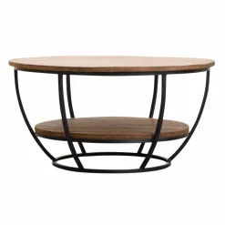 Made in Meubles Table Basse<Table basse en bois de manguier Rita